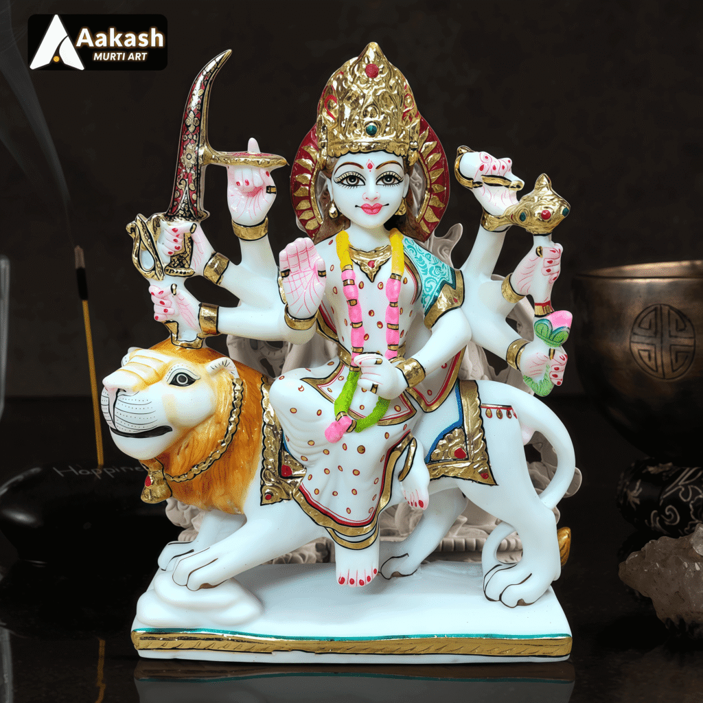 Durga Mata Marble Murti