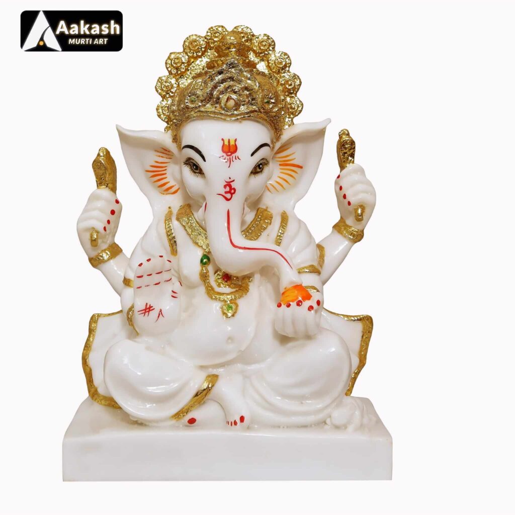 Ganesh Ji Marble Murti