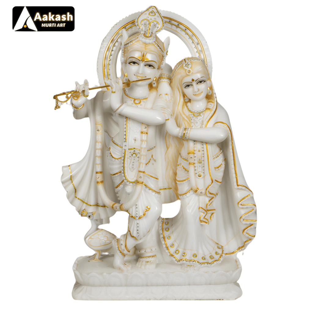 Jugal Jodi Marble Statue